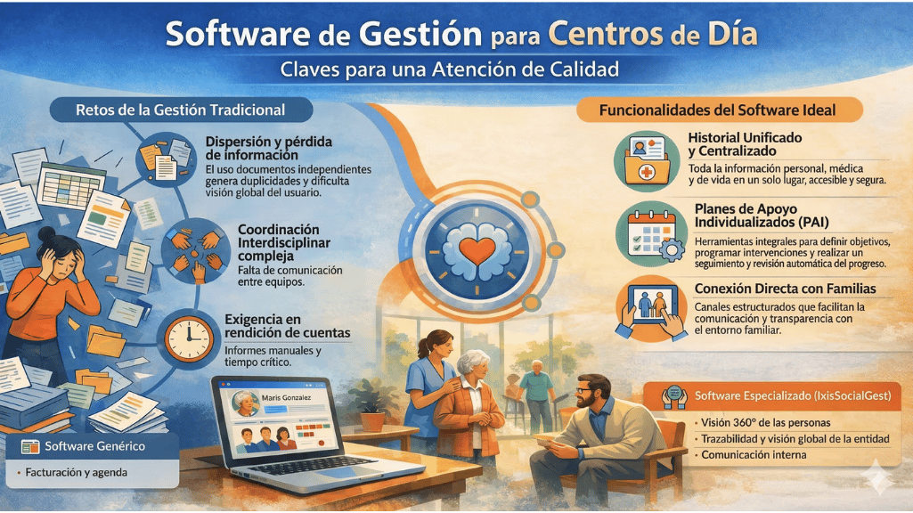Software de gestión para centros de día: qué debe tener y cómo elegirlo